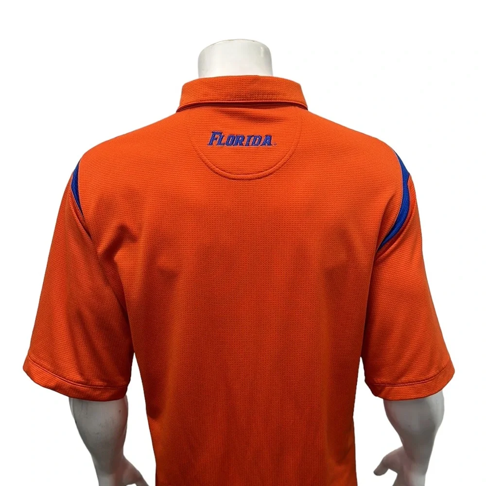 Nike Team University of Florida Gators UF Vintage Embroidered Logo Polo Shirt XL